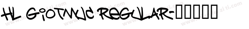 HL Giotmuc Regular字体转换